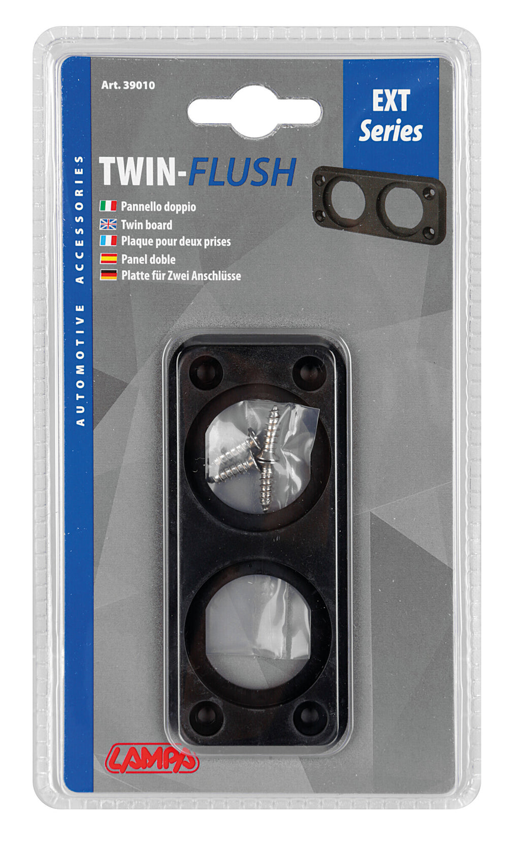Twin-Flush, pannello doppio