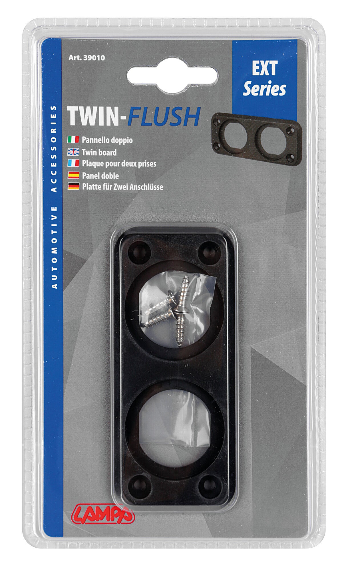 Twin-Flush, pannello doppio