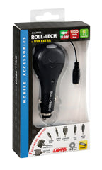 Caricabatteria multipresa con 1 porta Usb - 1000 mA - 12/24V
