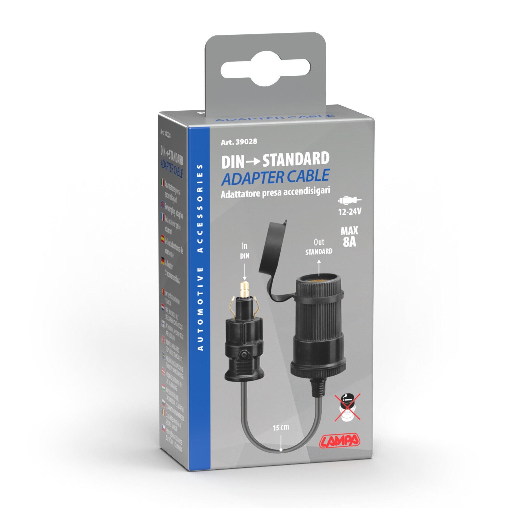 Adattatore presa corrente, 12/24V