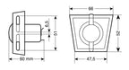 PX-1, kit presa corrente con pannello di supporto opzionale, 12/24V