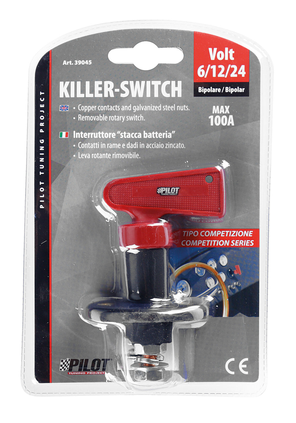 Interruttore Killer-Switch - 6/12/24V
