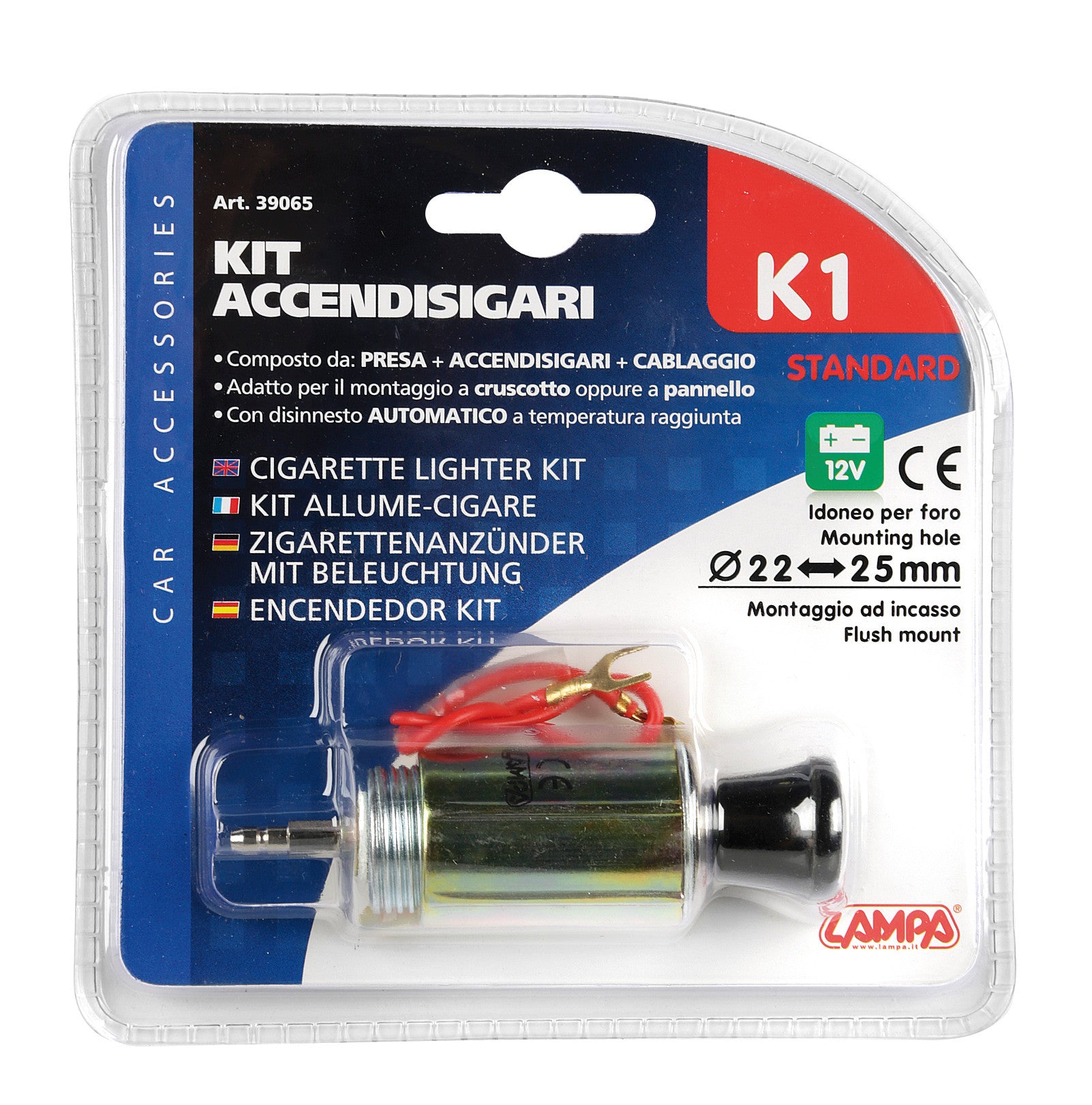Kit accendisigari 12V