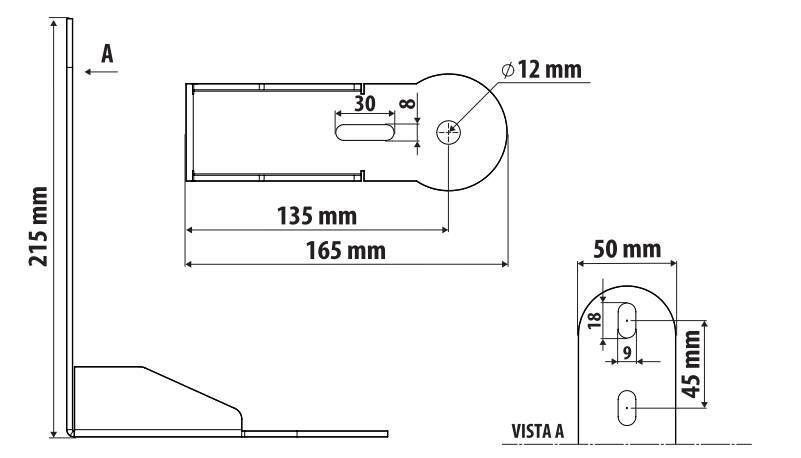 Staffa per antenna CB - Attacco su visiera parasole - compatibile per Daf XF (06/21>) - Daf XG (06/21>)