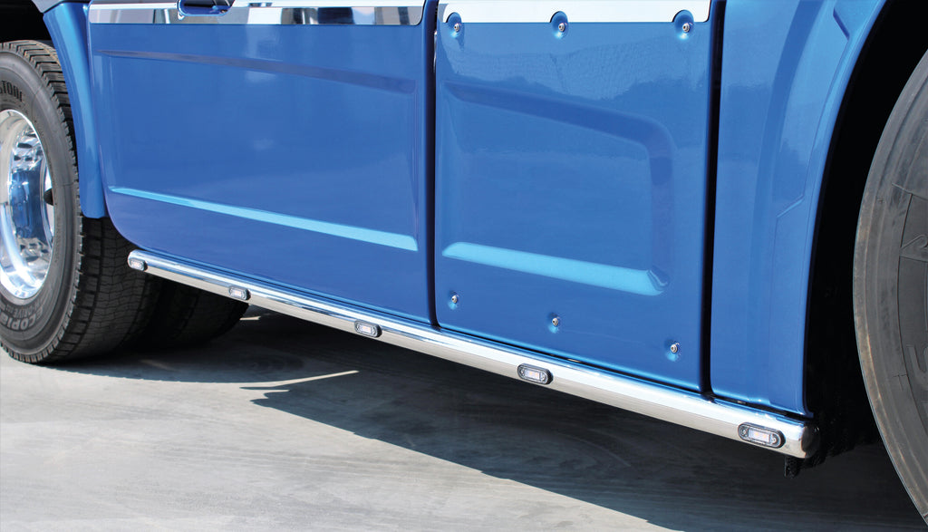 Barre per minigonne, 5 fori - compatibile per Man TGX (09/07>06/20) Passo 3600