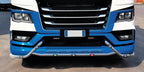 Barra paraurti con portatarga, stile H, 11 fori - compatibile per Man TGX (07/20>)