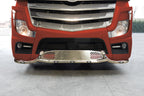 Barra paraurti con portatarga, stile H, 11 fori - compatibile per Mercedes Actros MP4 (09/11>09/19) Sospensioni aria - Mercedes Actros MP5 (10/19>) Sospensioni aria - Mercedes Actros MP5 L (11/21>) Sospensioni aria