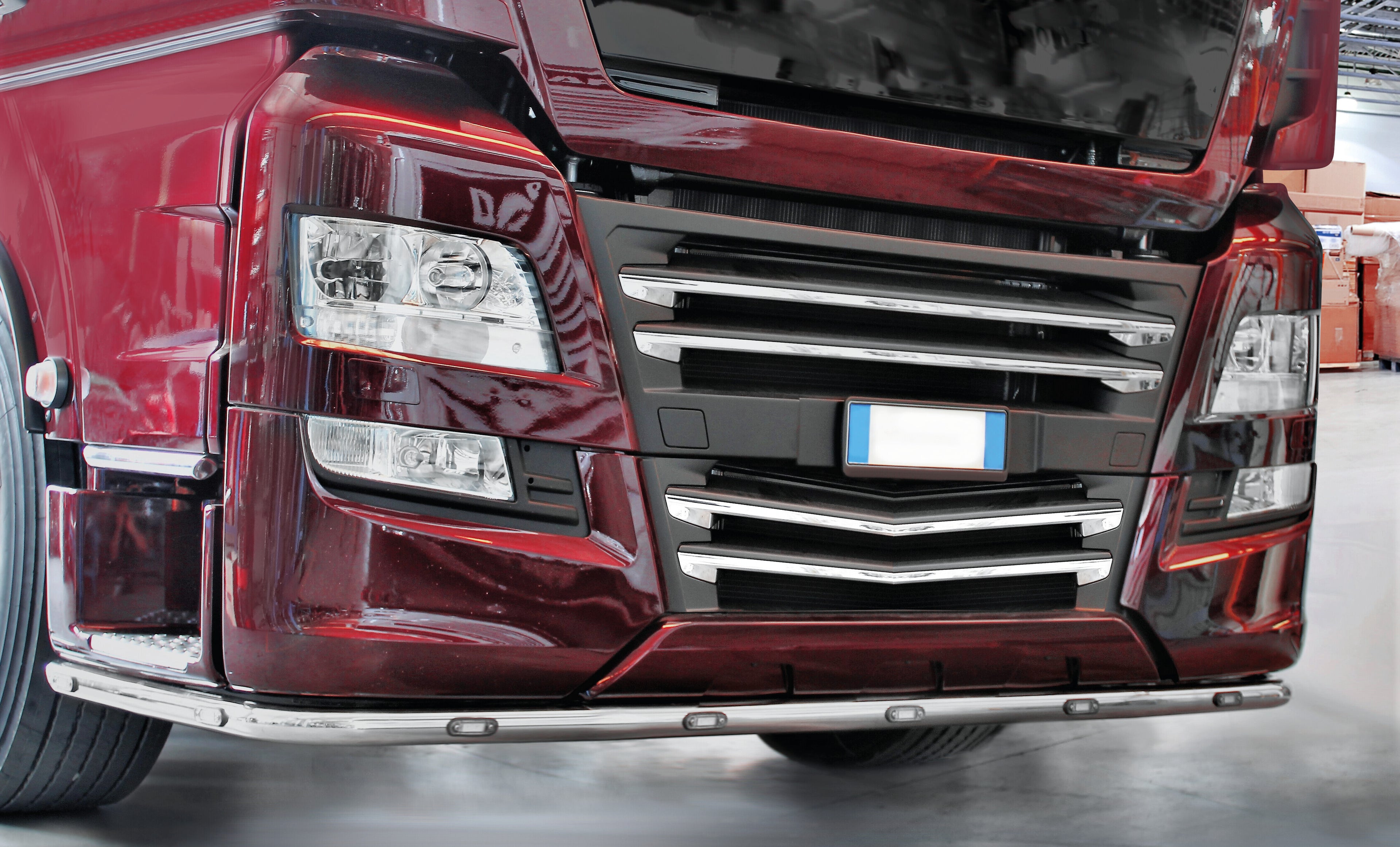 Barra paraurti, standard, 9 fori - compatibile per Man TGX (09/07>06/20)