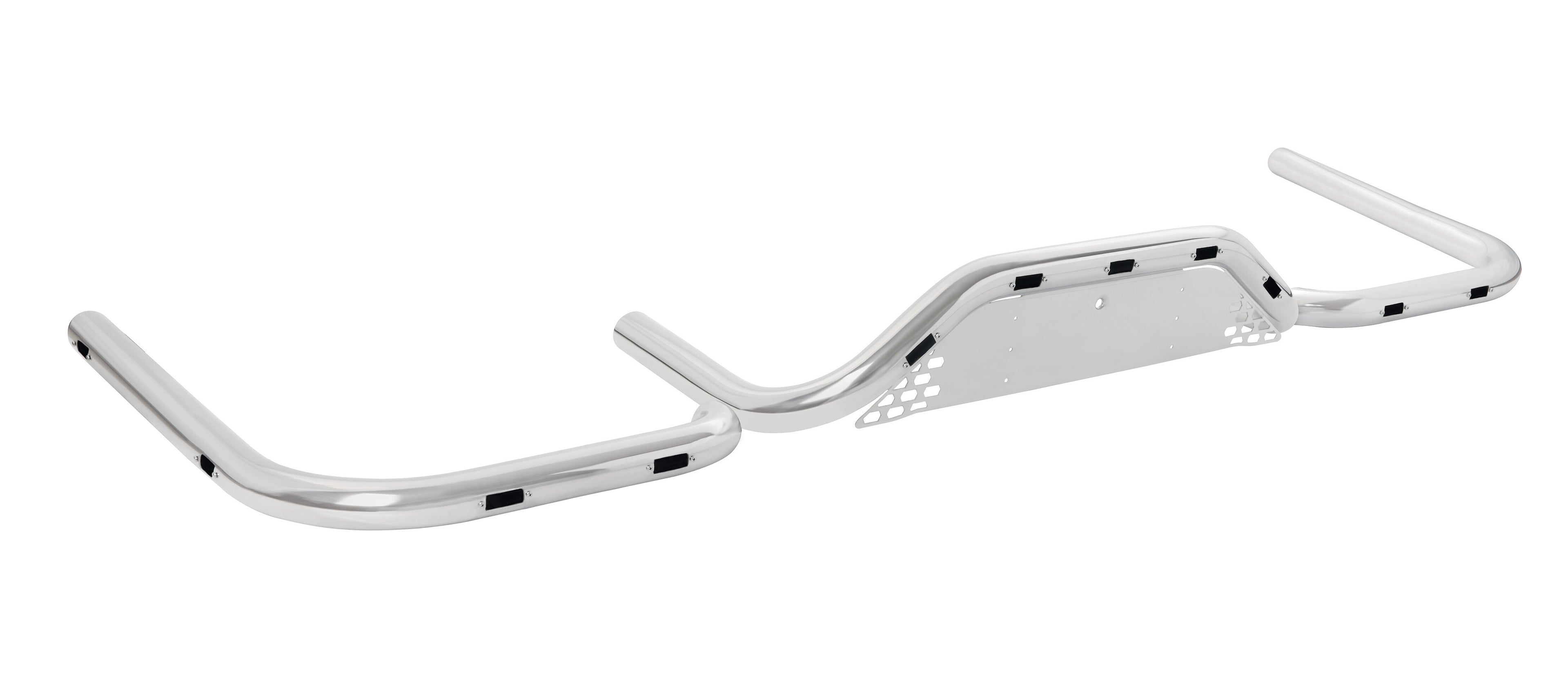 Barra paraurti con portatarga, kit 3 pz, 13 fori - compatibile per Daf XF 106 (10/12>05/21) Sospensioni balestra