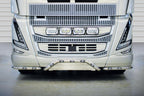 Barra paraurti con portatarga, kit 3 pz, 13 fori - compatibile per Volvo FH Serie 4 (09/12>05/21) Con spoiler sporgente