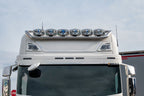 Barra portafari per tetto, standard corto - compatibile per Scania G Serie 7 - New Generation (01/18>) Highline, Tetto da forare - Scania R Serie 7 - New Generation (11/16>02/25) Highline, Tetto da forare - Scania S Serie 7 - New Generation (11/16>) Hi...