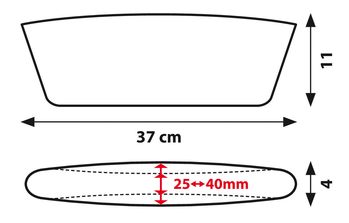 Tasche riempi spazio, 2 pz
