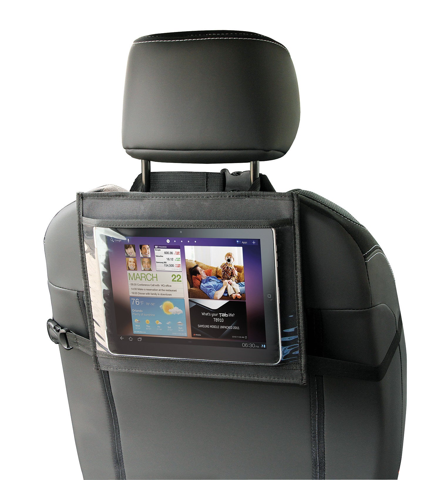 Organizer porta-tablet per sedili posteriori