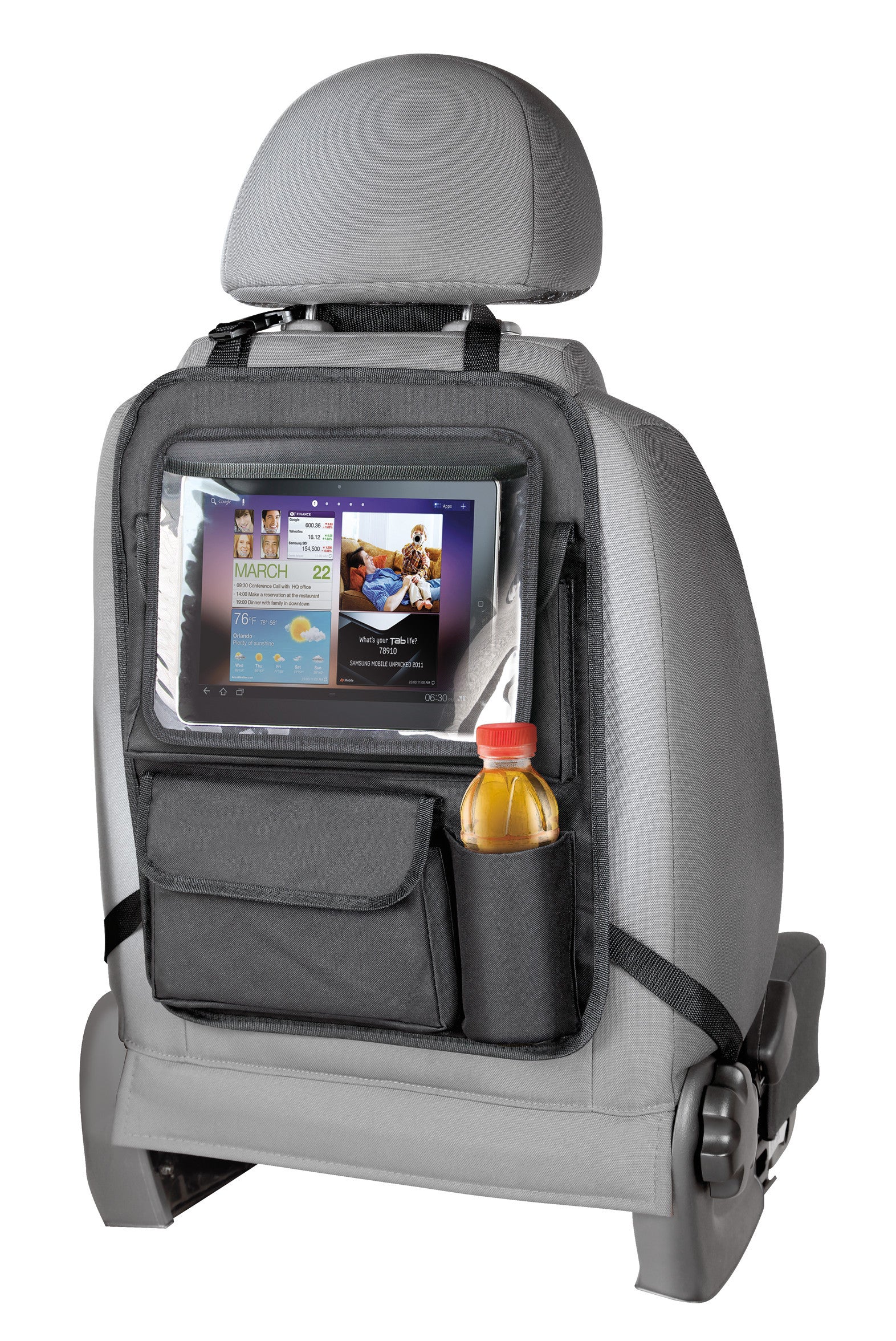 Organizer con porta tablet per sedili