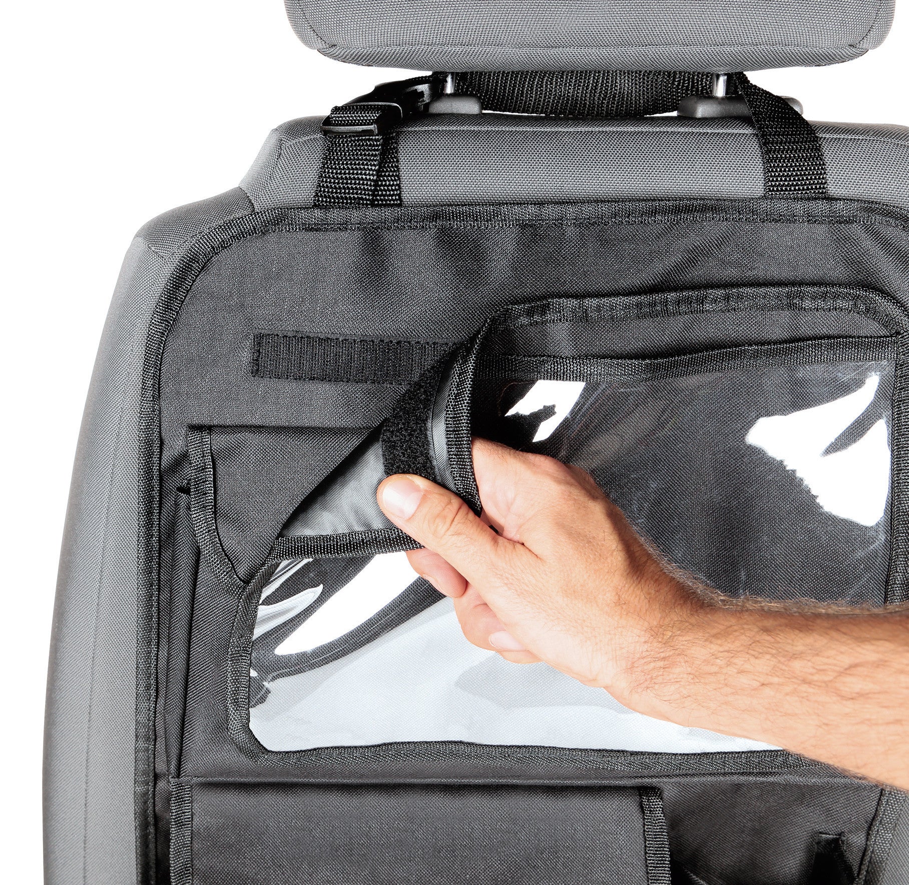 Organizer con porta tablet per sedili