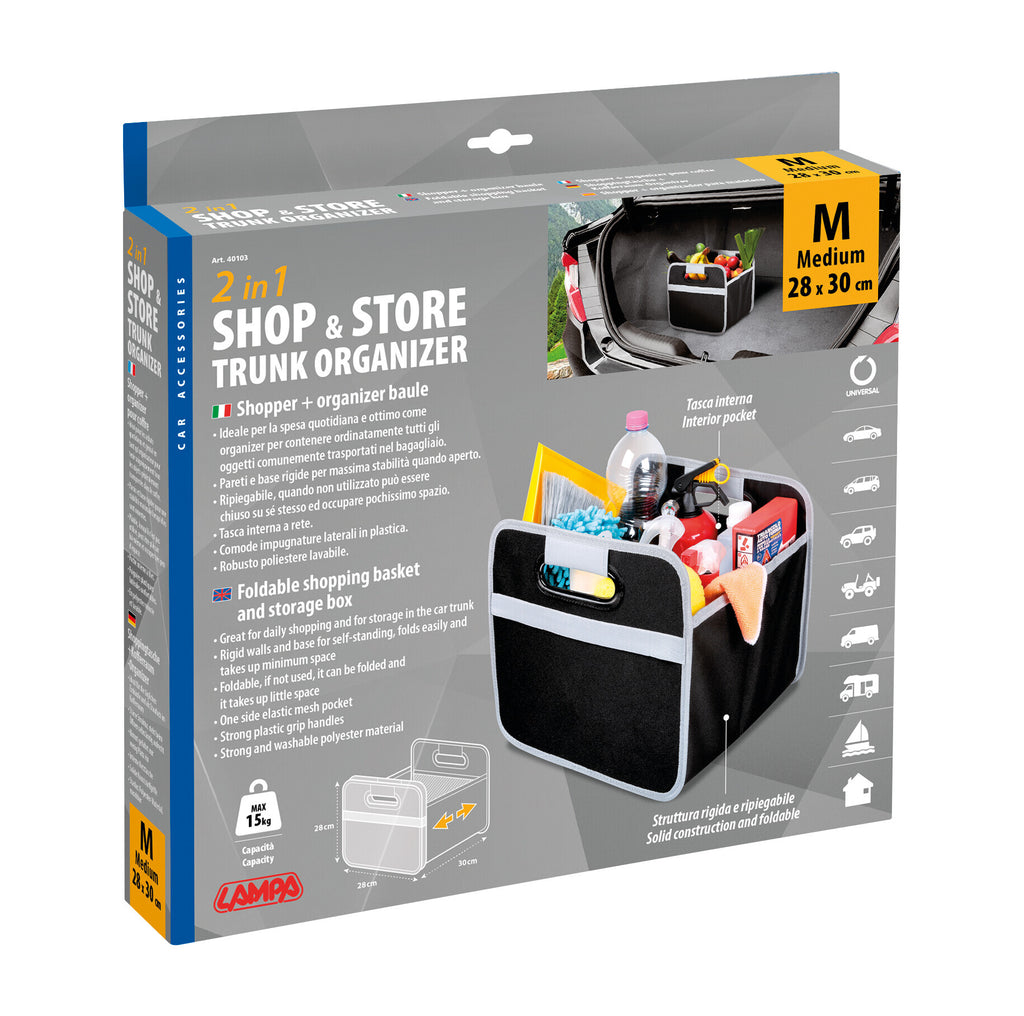 Shop & Store, organizer baule pieghevole - M