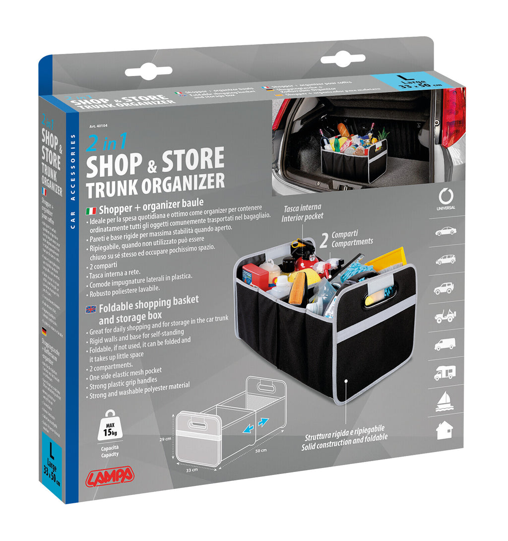 Shop & Store, organizer baule pieghevole - L