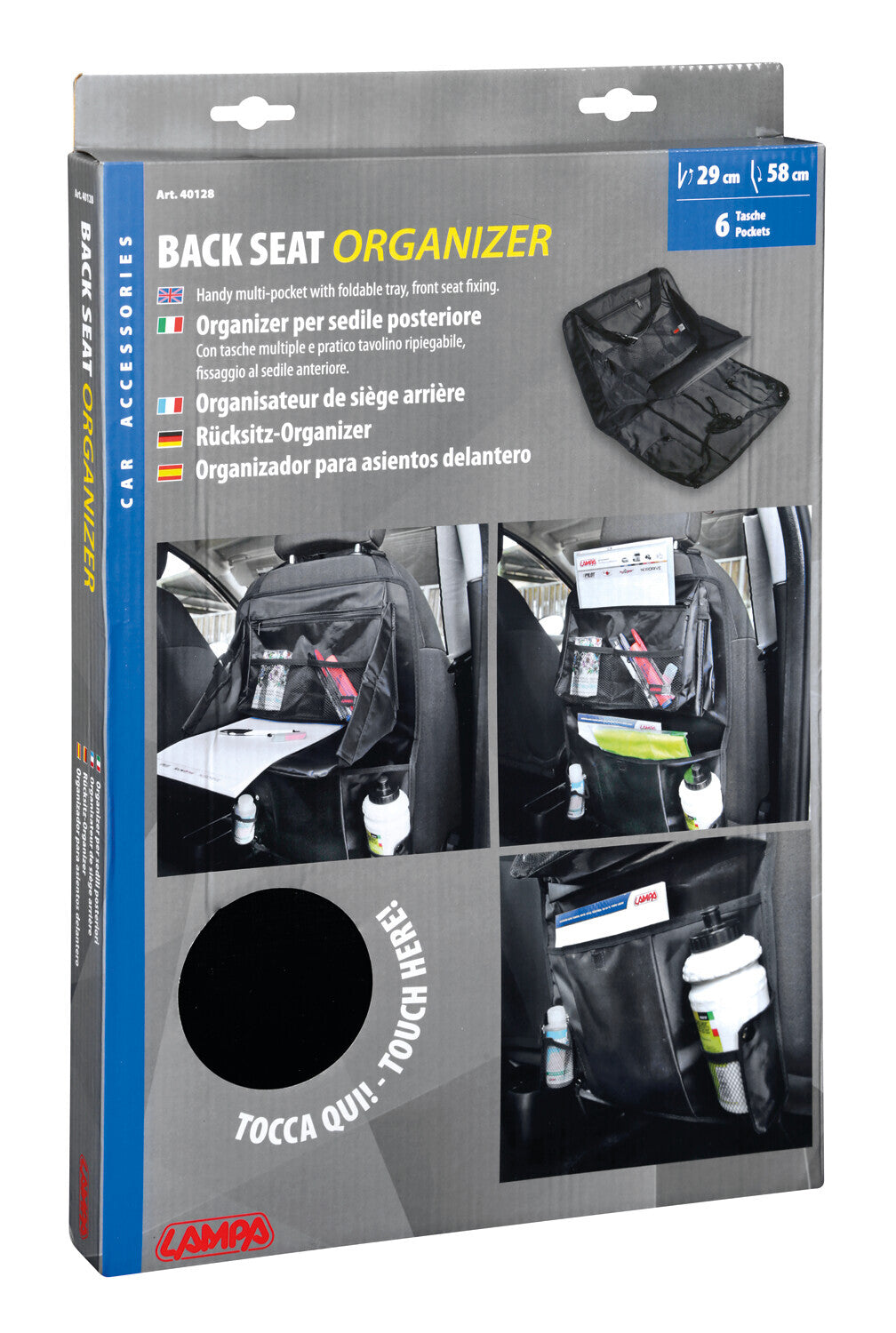 Back seat organizer