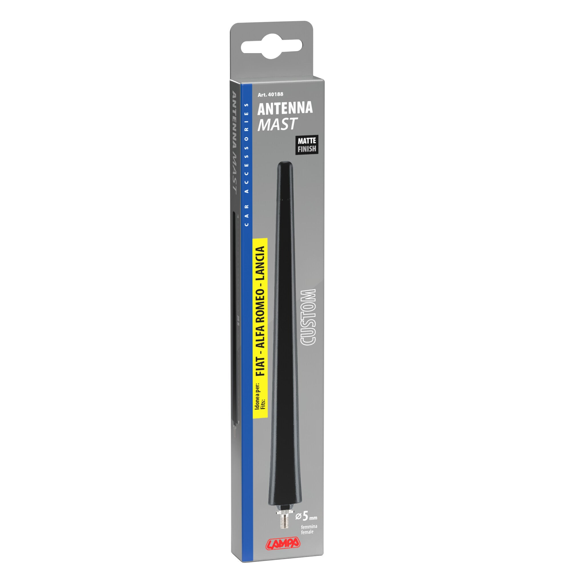 Stelo Ricambio Antenna (AM/FM) - 18 cm - Ø 5 mm