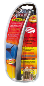 Samurai, stelo antenna - L - 19,5 cm - Cromo