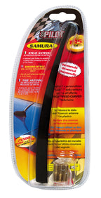 Samurai, stelo antenna - L - 19,5 cm - Nero