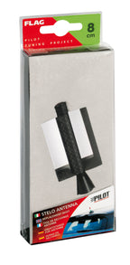 Flag, stelo antenna - 8 cm - Carbon-Look