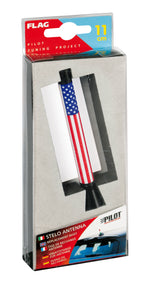 Flag, stelo antenna - 11 cm - USA