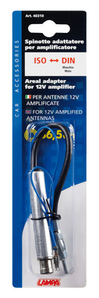 Adattatore antenna ISO femmina>DIN maschio - 36,5 cm