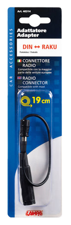 Adattatore antenna DIN femmina>RAKU - 19 cm