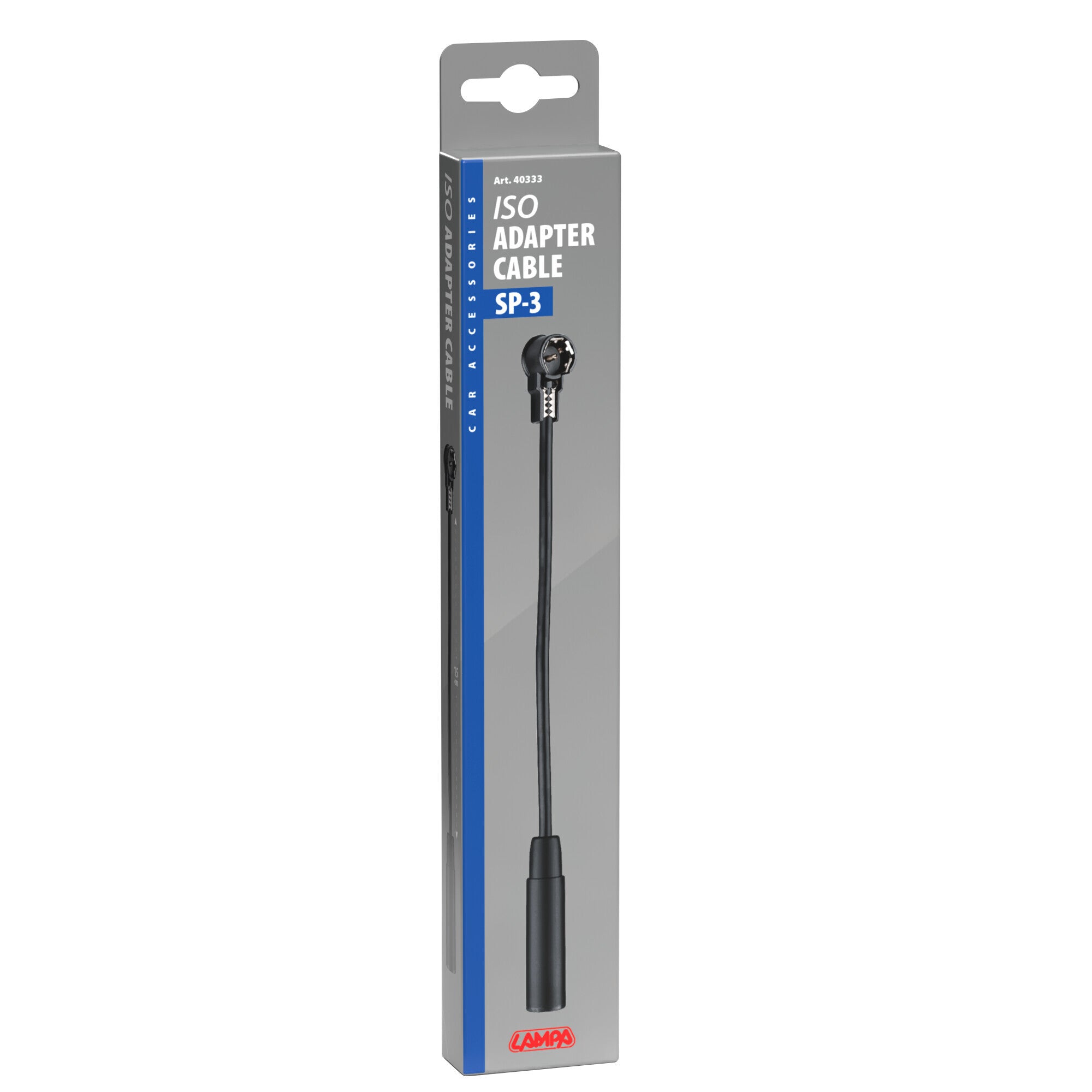 Adattatore antenna DIN femmina>ISO maschio - 15 cm