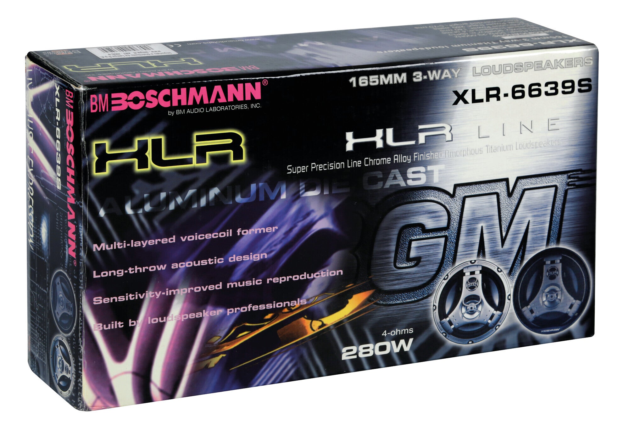 XLR-6639S - Ø 165 mm - 280W - Altoparlanti - 2 pz