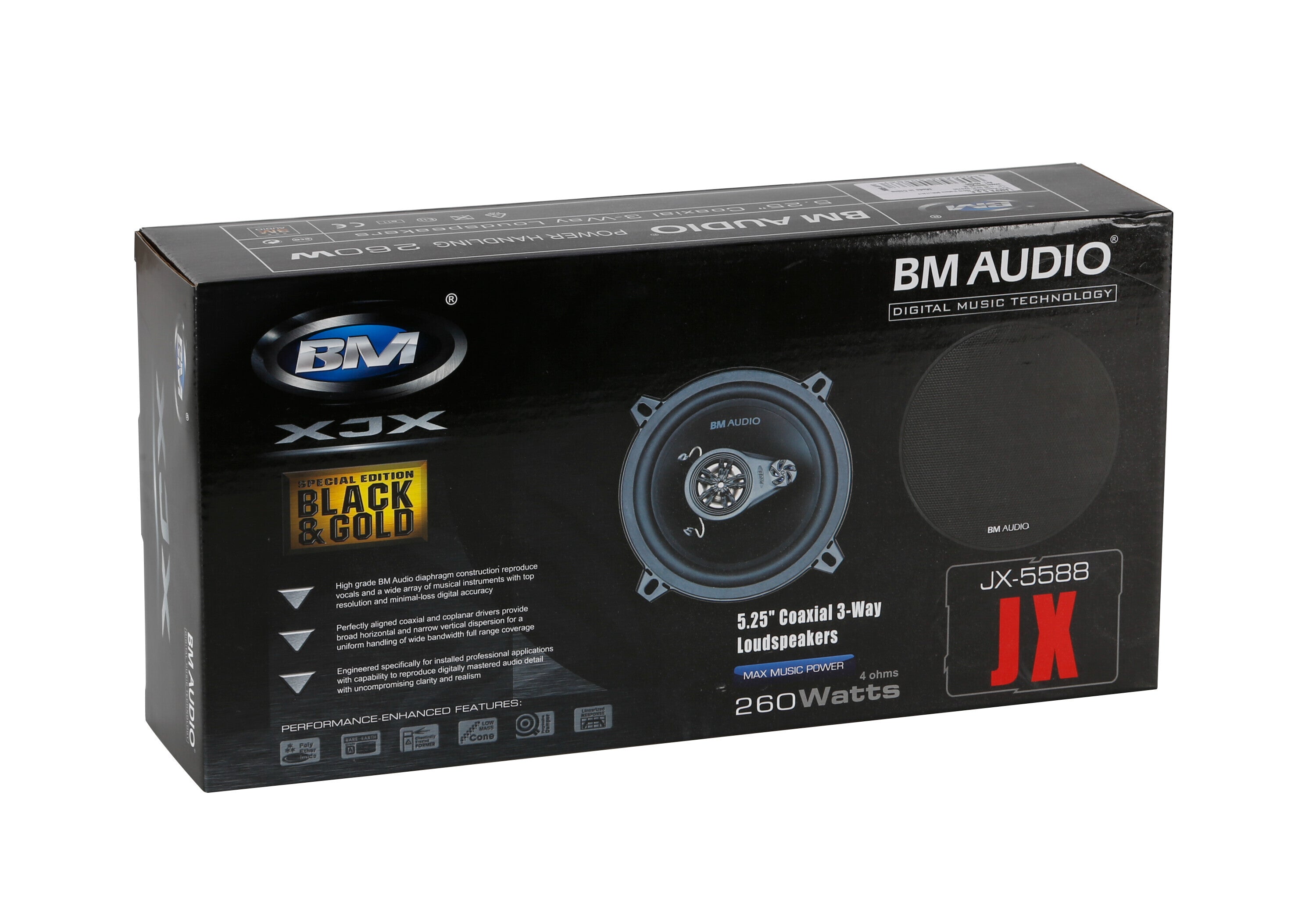 JX-5588 - Ø 130 mm - 260W - Altoparlanti - 2 pz