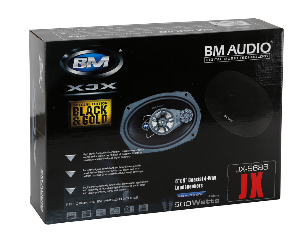 JX-9688 - 160x225 mm - 500W - Altoparlanti - 2 pz