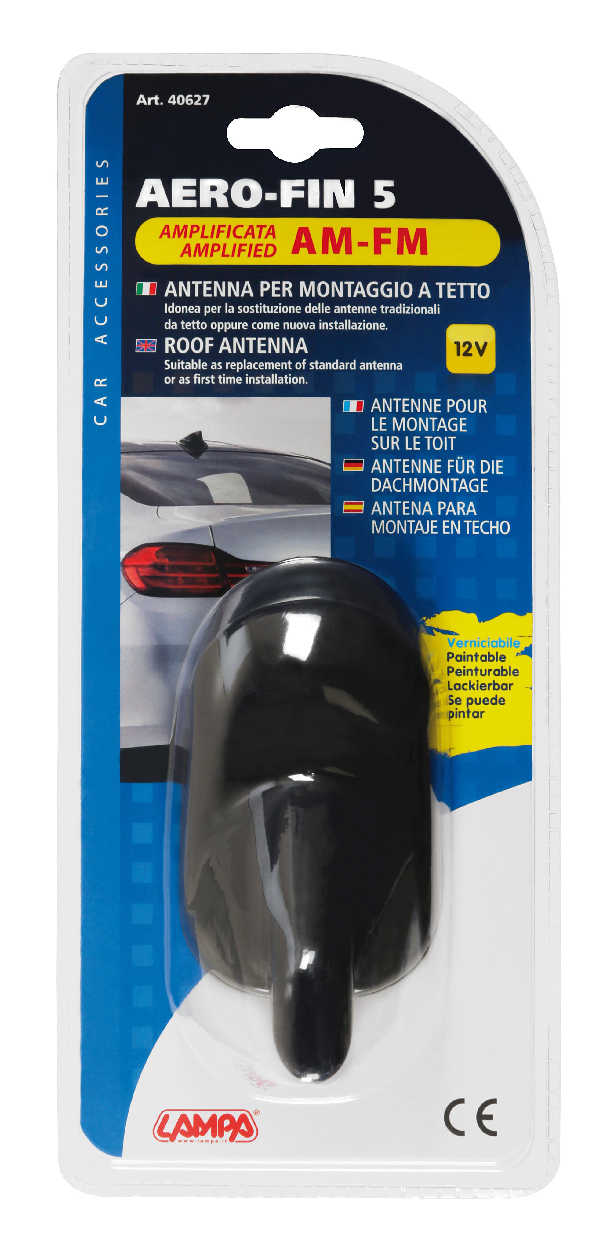 Aero-Fin 5, antenna amplificata AM/FM