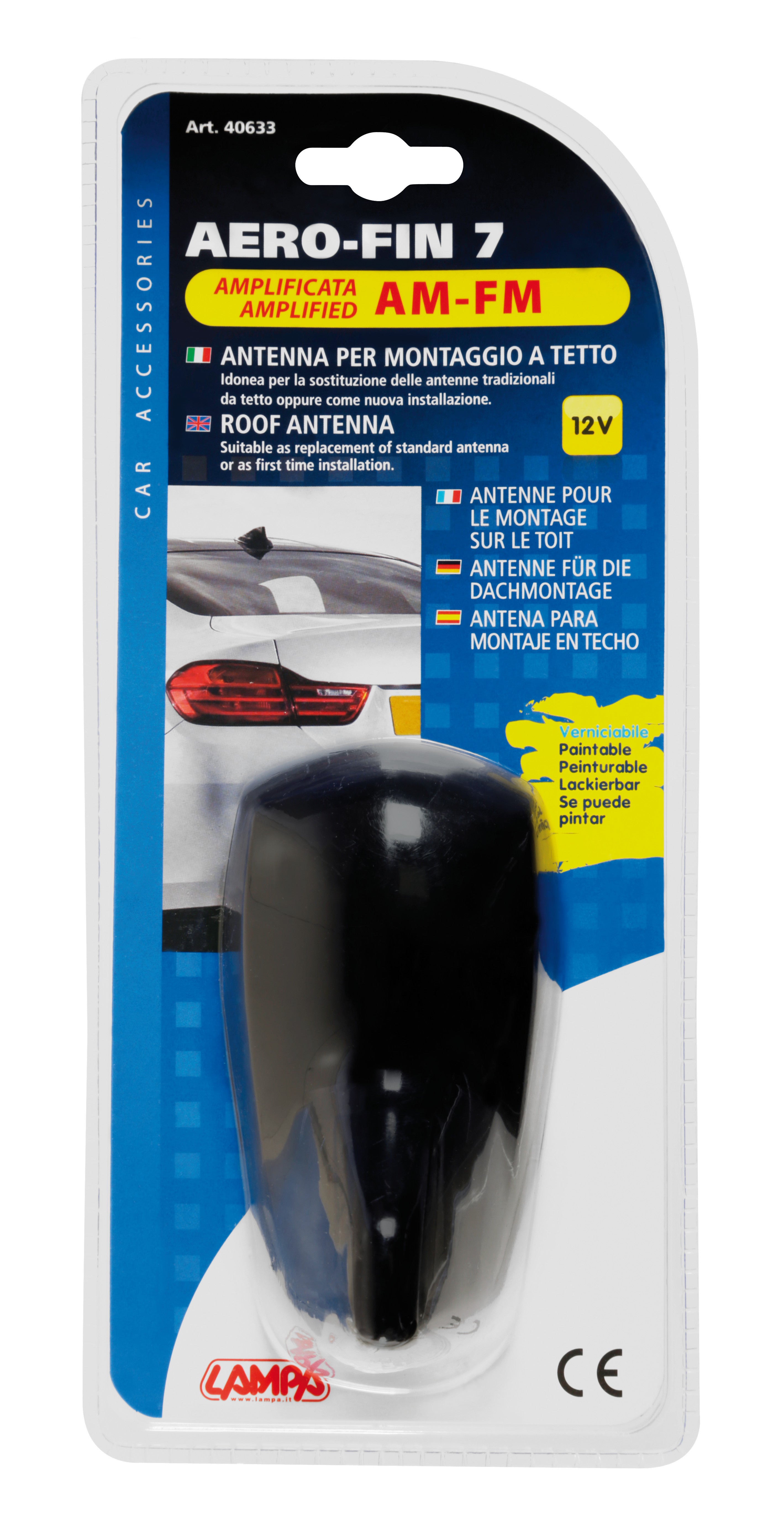 Aero-Fin 7, antenna amplificata AM/FM