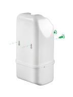 Scopino WC con fori per montaggio parete
