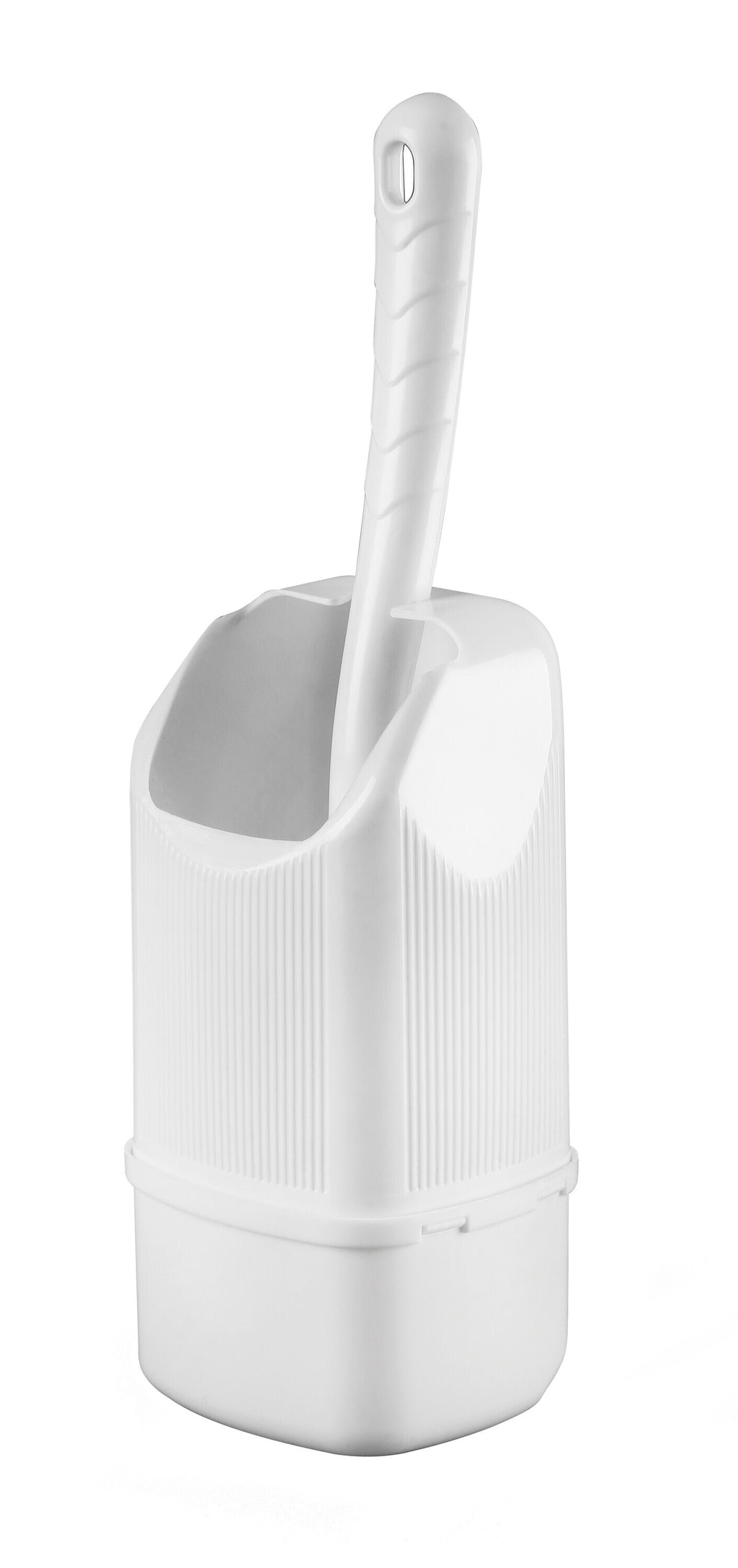 Scopino WC con fori per montaggio parete