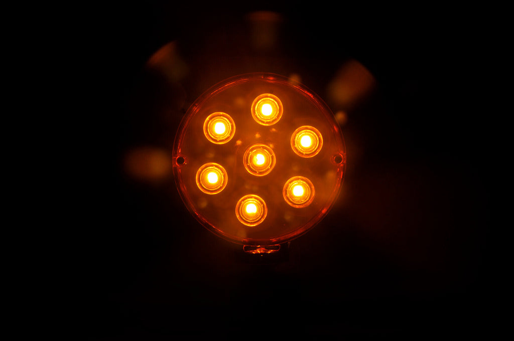 Loki-Led, luce decorativa, doppia funzione - 14 Led - 12/24V - Rosso/Arancio