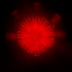 Loki-Star, luce decorativa, doppia funzione - 54 Led - 12/24V - Rosso/Bianco