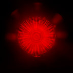 Loki-Star, luce decorativa, doppia funzione - 54 Led - 12/24V - Rosso/Arancio