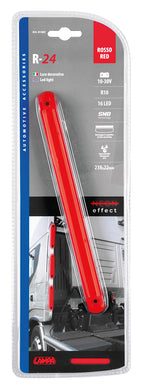 Luce decorativa - 16 Led - 12/24V - Rosso