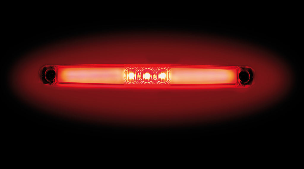 Luce ingombro - 13 Led - 12/24V - Rosso