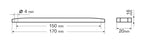 Luce ingombro - 13 Led - 12/24V - Rosso