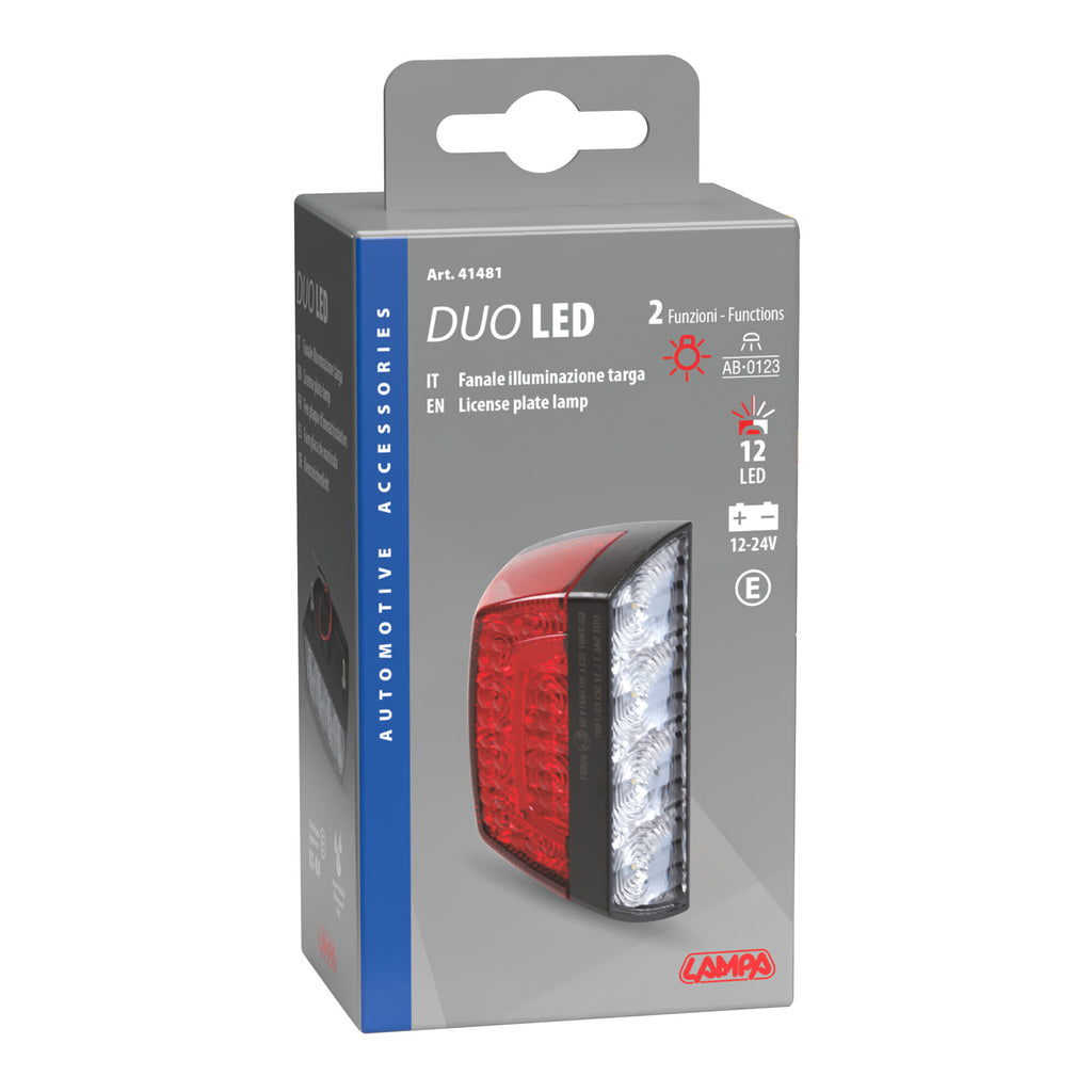 Fanale posteriore a Led, illuminazione targa e luce di posizione, 12/24V