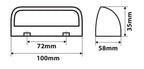 Fanale posteriore a Led, illuminazione targa e luce di posizione, 12/24V