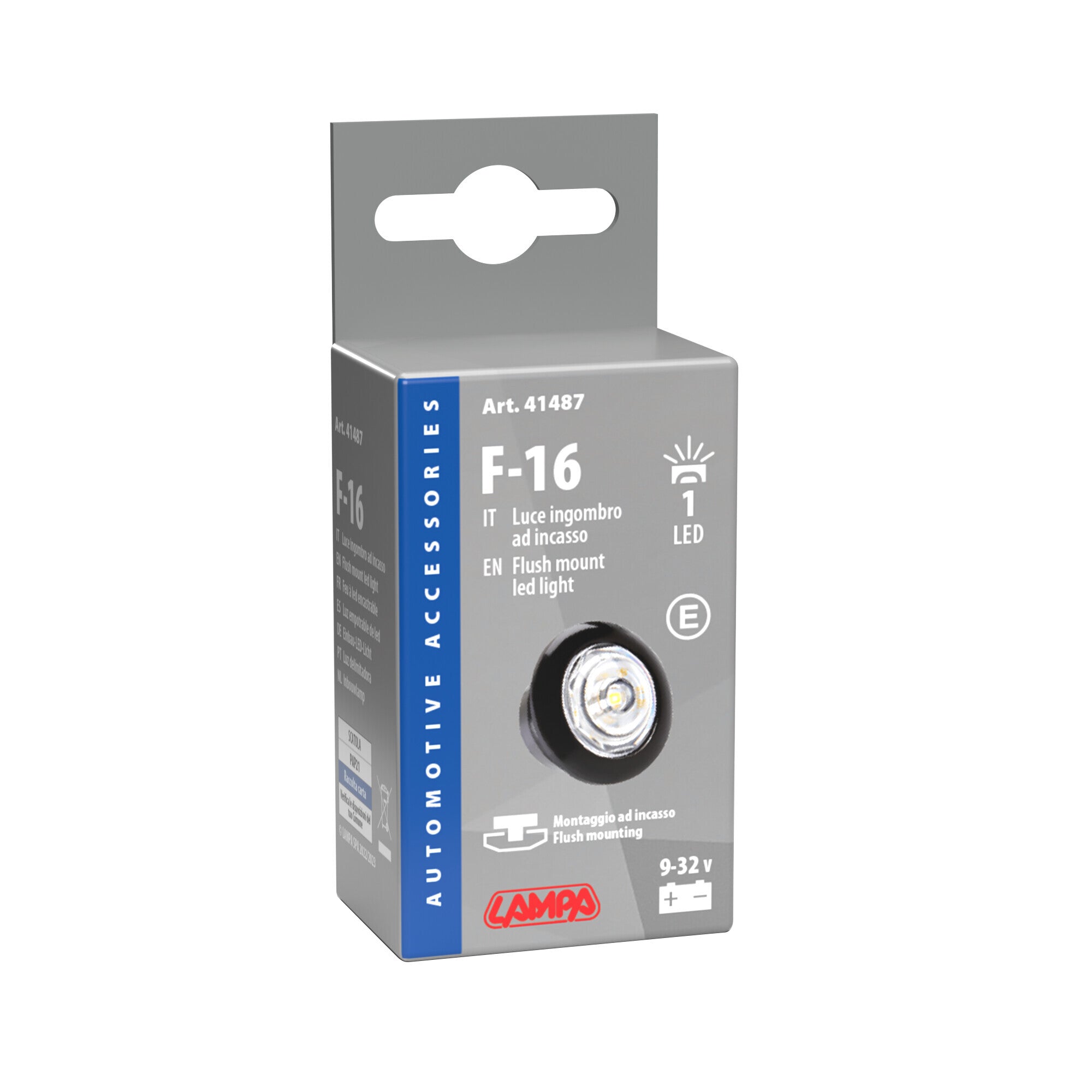 Luce ingombro - 1 Led - 12/24V - Bianco