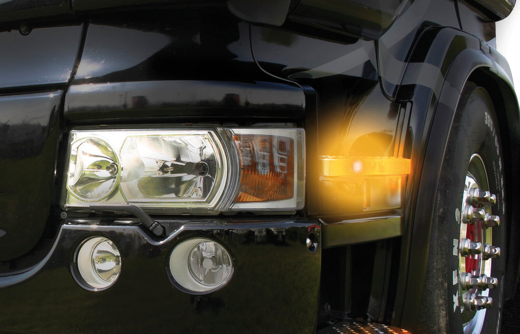 Luce ingombro - 1 Led - 12/24V - Arancio