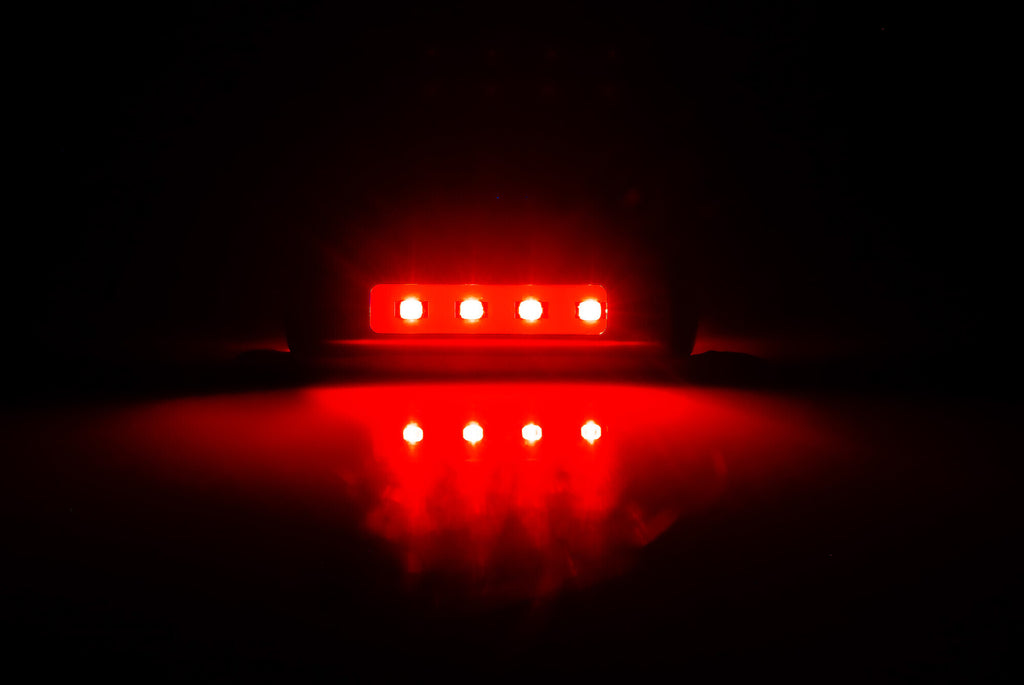 Luce decorativa - 4 Led - 12/24V - Rosso