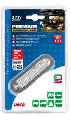Luce ingombro - 4 Led - 12/24V - Bianco