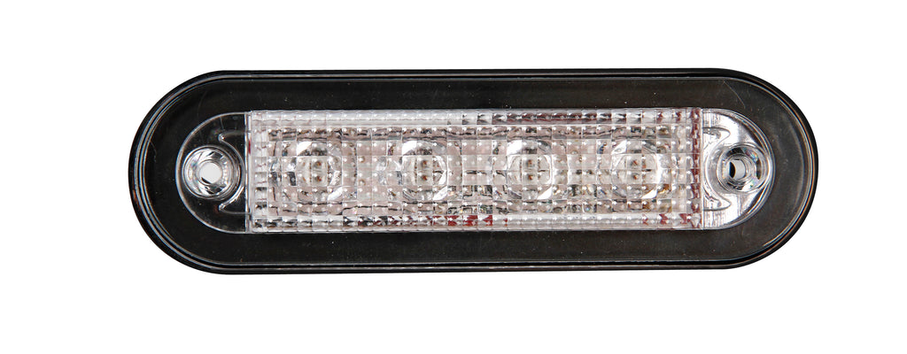 Luce ingombro - 4 Led - 12/24V - Bianco